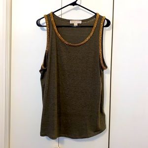 🍁NWDT MICHAEL Michael Kors Linen Sparkle Top